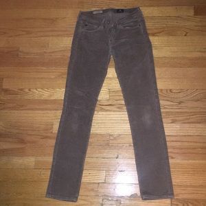 AG sage green corduroy pants
